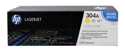 HP - HP CC532A (304A) Yellow Original Toner - LaserJet CP2025n