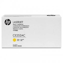 HP CE252AC (504A) Yellow Original Toner - CP3525 / CM3530 - HP