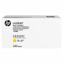 HP CE252YC (504A) Yellow Original Toner - CP3525 / CM3530 - HP