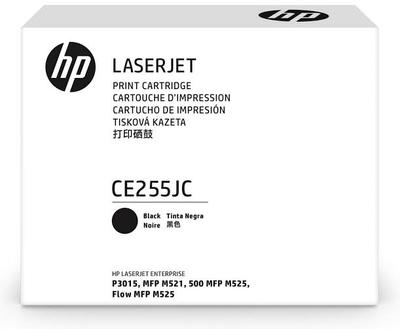 HP - HP CE255JC (55J) Siyah Orjinal Toner Yüksek Kapasite - Laserjet P3015 (T12040)