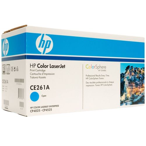 HP CE261A (648A) Cyan Original Toner - CP4525dn / CP4525n (B)