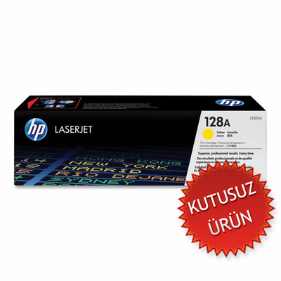 HP - HP CE322A (128A) Yellow Original Toner - CP1525 / CM1415 (Without Box)