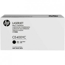 HP CE400YC Siyah Orjinal Toner Yüksek Kapasite - Laserjet M551 / M570 (T3499) - HP