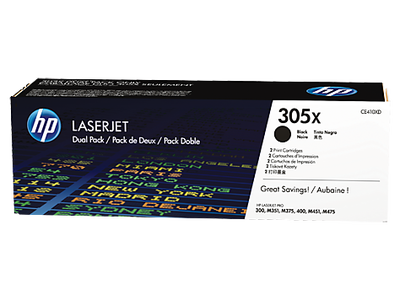 HP CE410XD (305X) Siyah Orjinal Toner - Yüksek Kapasite (XD'den Ayrılmış Kutu) (T15161) - HP
