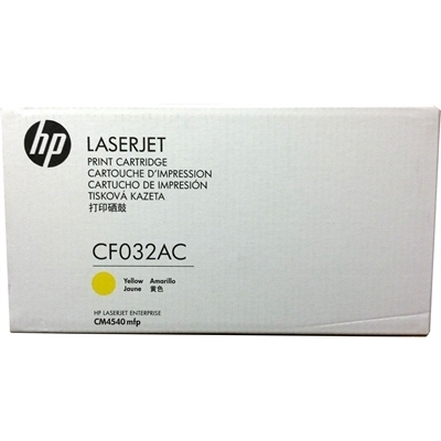 HP CF032AC (646A) Sarı Orjinal Toner - LaserJet CM4540 (T3361)