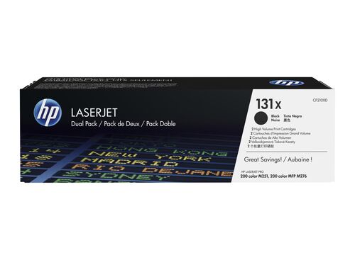 HP CF210XD (131X) Siyah Orjinal Toner Yüksek Kapasite - LaserJet M276 / M251 (T12875)