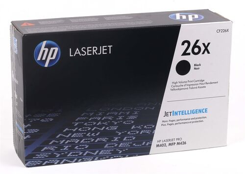 HP CF226X (26X) Black Original Toner High Capacity - M402 / M426 - 1