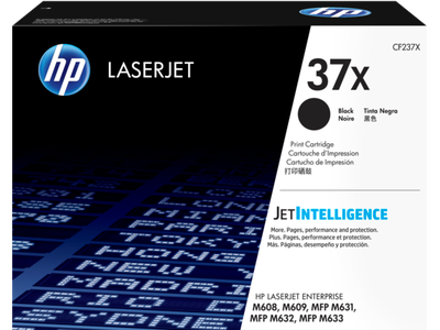 HP CF237X (37X) Siyah Orjinal Toner Yüksek Kapasite - Laserjet M607 / M608 (T11496) - HP