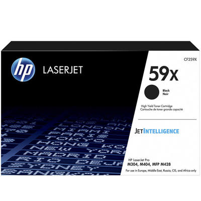 HP CF259X (59X) Black Original Toner High Capacity - Laserjet M304 / M404 - HP