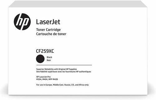 HP CF259XC (59XC) Black Original Toner High Capacity - Laserjet M304 / M404 