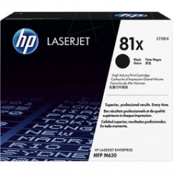 HP CF281X (81X) Black Original Toner Hıgh Capacity - M605 / M606 - HP