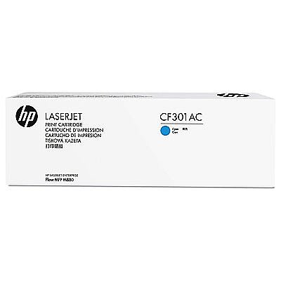 HP CF301AC (827A) Cyan Original Toner - LaserJet M880z - HP