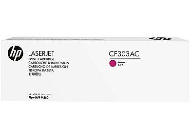 HP CF303AC (827A) Magenta Original Toner - LaserJet M880z - 3