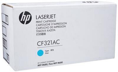 HP - HP CF321AC (653A) Mavi Orjinal Toner - LaserJet M680 (T3086)