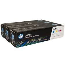 HP CF341A (126A) (CE311A+CE312A+CE313A) 3Pk Colour Original Toner - HP