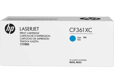 HP - HP CF361XC (508X) Mavi Orjinal Toner - M552 / M553 (T7261)