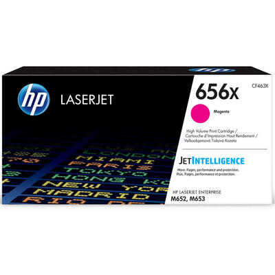 HP CF463X (656X) Magenta Original Toner Hıgh Capacity - Laserjet M652dn / M653dn - HP