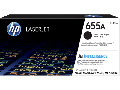 HP CF450A (655A) Siyah Orjinal Toner - Laserjet M652dn / M653dn (T11827) - HP