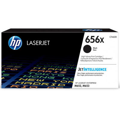 HP CF460X (656X) Siyah Orjinal Toner Yüksek Kapasite - Laserjet M652dn / M653dn (T12892) - HP