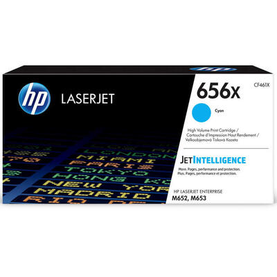 HP CF461X (656X) Mavi Orjinal Toner Yüksek Kapasite - Laserjet M652dn / M653dn (T12891) - HP