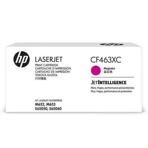HP CF463XC (656X) Magenta Original Toner High Capacity - Laserjet M652dn / M653dn - 1
