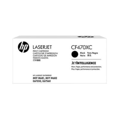 HP - HP CF470XC (657X) Siyah Orjinal Toner Yüksek Kapasite - LaserJet M681dh / M681f (T12113)