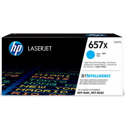 HP CF471X (657X) Mavi Orjinal Toner - LaserJet M681dh / M681f (T12907) - HP