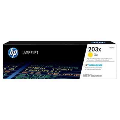 HP CF542X (203X) Yellow Original Toner High Capacity - M254dw / M280nw - HP