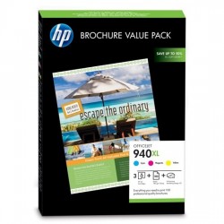 HP CG898AE (940XL) Color Pack Cartridge + Photo Paper - Pro 8000 / 8500 - HP
