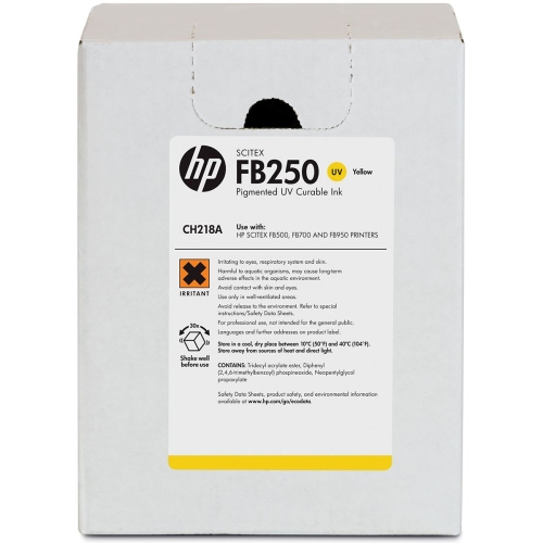 HP CH218A FB250 3 Litre Sarı Orjinal Scitex Mürekkep - 1