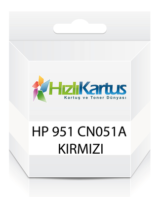 HP CN051AE (951) Kırmızı Muadil Kartuş - Pro 8600 - HP