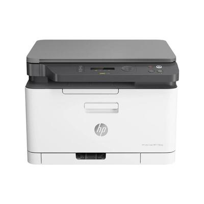 HP - HP 4ZB96A (MFP 178NW) Color Laser Scanner + Copier + Wi-Fi Color Laser Printer 