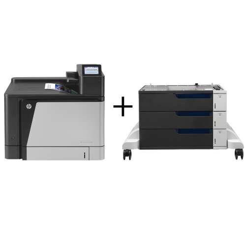 HP Color LaserJet Enterprise M855dn (A2W77A) A3 Renkli Yazıcı + HP C1N63A Kaset Dahil (SET) - 1