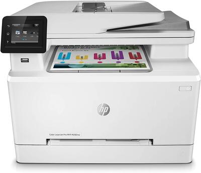 HP - HP 7KW72A (M282NW) Color Laserjet Pro Multifunction Color Laser Printer + Scanner + Copier + Wi-Fi + Network + AirPrint 
