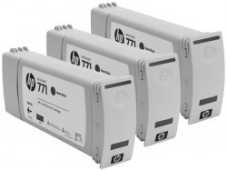 HP CR250A (771) 3Pk Matte Black Original Cartridge - DesignJet Z6200 - HP