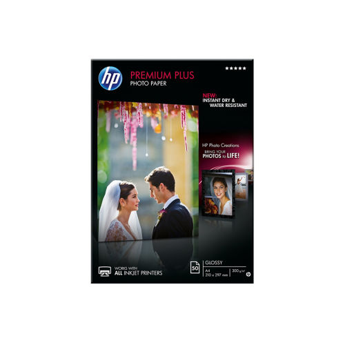 HP CR674A Premıum Plus Brıght Photo Paper, 50 Sheet /A4 210 x 297 mm