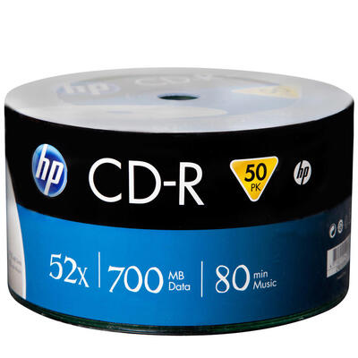 HP CRE00070-3 52X 700 MB CD-R (50'li Paket) (T13283) - Thumbnail