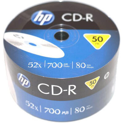 HP CRE00070-3 52X 700 MB CD-R (50'li Paket) (T13283) - Thumbnail