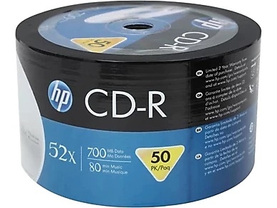 HP - HP CRE00070-3 CD-R 52X 700 Mb (50'li Paket) (T17501)