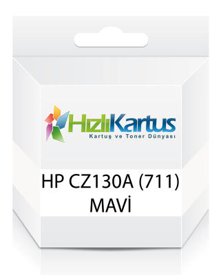 HP CZ130A (711) Mavi Muadil Kartuş - DesignJet T120 - HP