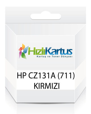 HP CZ131A (711) Kırmızı Muadil Kartuş - DesignJet T120 - HP