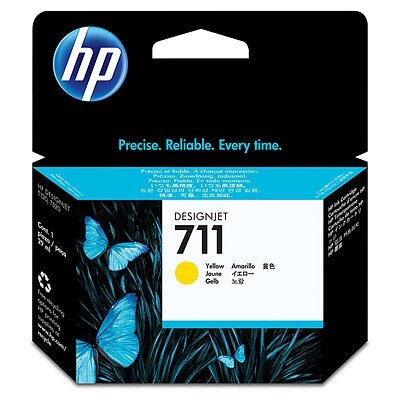 HP CZ132A (711) Yellow Original Cartridge - DesignJet T120 - 3