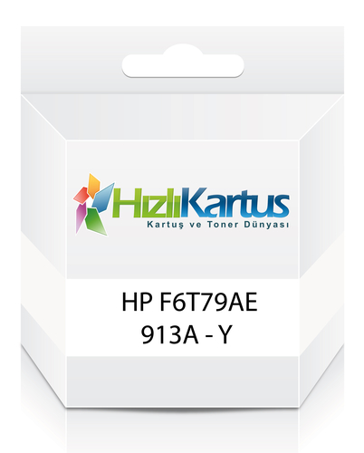 HP F6T79AE (913A) Sarı Muadil Kartuş - PageWide 352