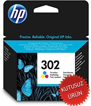 HP - HP F6U65A (302) Colour Original Cartridge - DeskJet 2130 (Without Box)