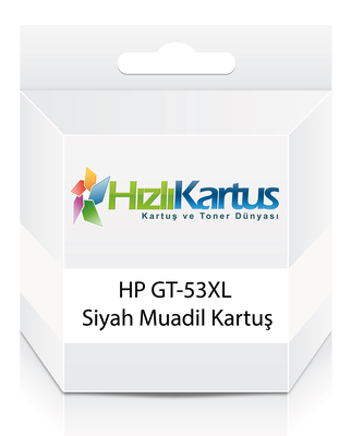 HP - HP 1VV21AE (GT-53XL) Siyah Muadil Mürekkep Kartuş (T17552)