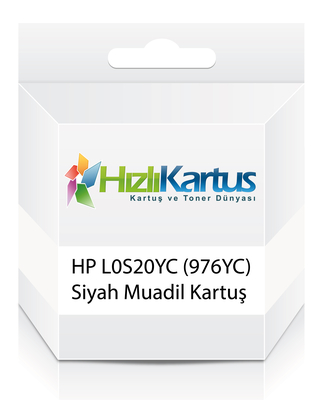 HP - HP L0S20YC (976YC) Siyah Muadil Kartuş Extra Yüksek Kapasite - Pro P55250 / P57750