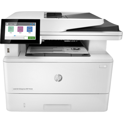 HP - HP 3PZ55A (MFP M430F) LaserJet Enterprise Fax + Scanner + Photocopy + Network + Duplex + Duplex Scan Mono Laser Printer 