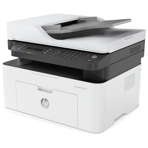 HP 4ZB84A (MFP 137fnw) Laserjet Laser Printer + Fax + Photocopy + Scanner + Wi-Fi 
