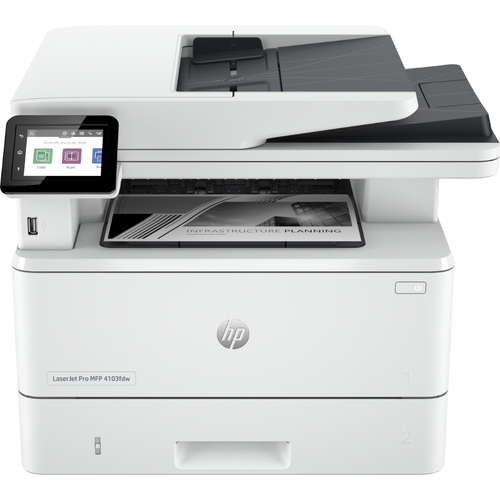 HP LaserJet Pro 4103FDW (2Z629A) Wi-Fi + Scanner + Copier + Fax Multifunctional Laser Printer