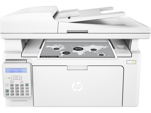 HP G3Q59A (M130fn) LaserJet Pro Fax + Ethernet + Scanner + Multifunctional Laser Printer